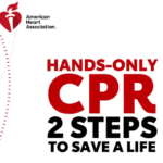 Hands Only CPR, 2 Steps To Save A Life, by The American Heart Association